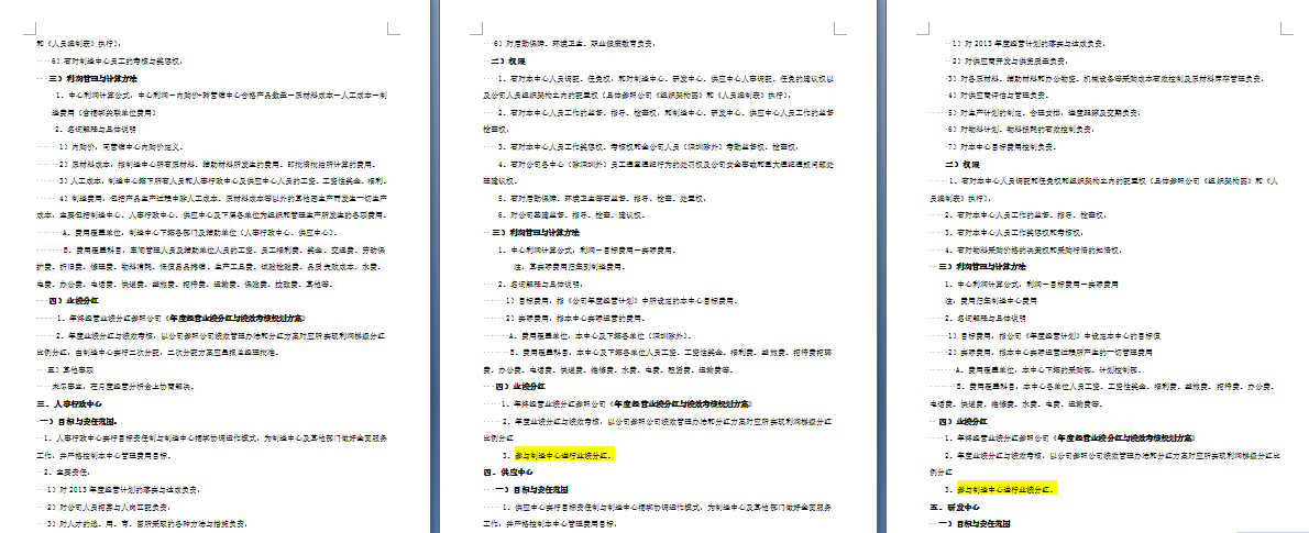 《福斯特集團(tuán)管理運作模式與目標(biāo)責(zé)任制運行方案》